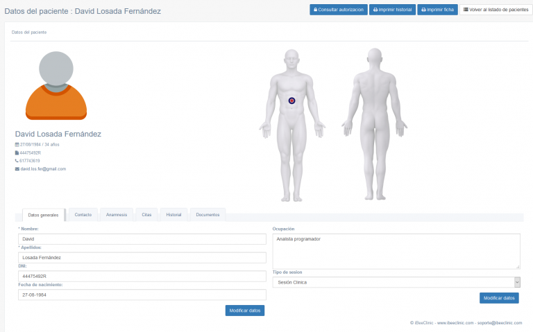 historia clínica digital en fisioterapia